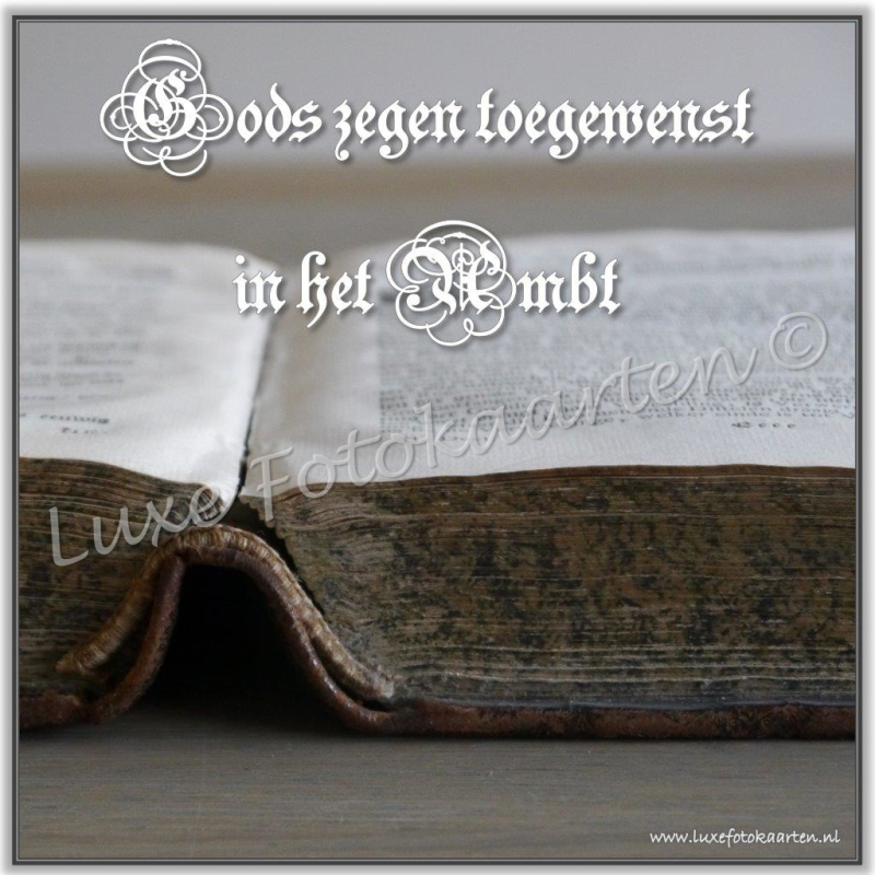 In het ambt - Bijbel grijs